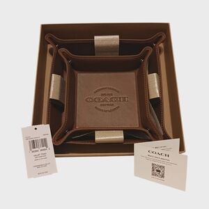 Coach Boxed Valet Tray Set CU312